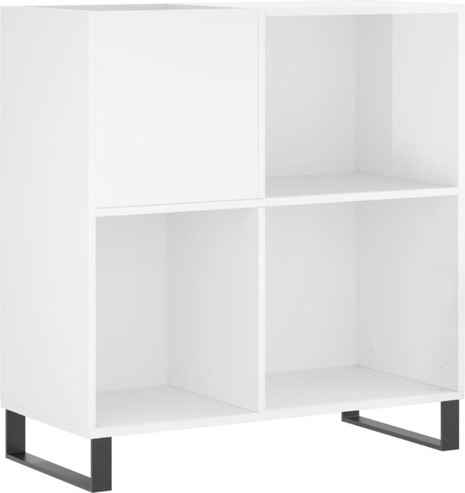 Immagine prodotto VidaXL Plattenschrank Hochglanz-Weiss 84,5x38x89 cm (84,5 x 38 x 89 cm)