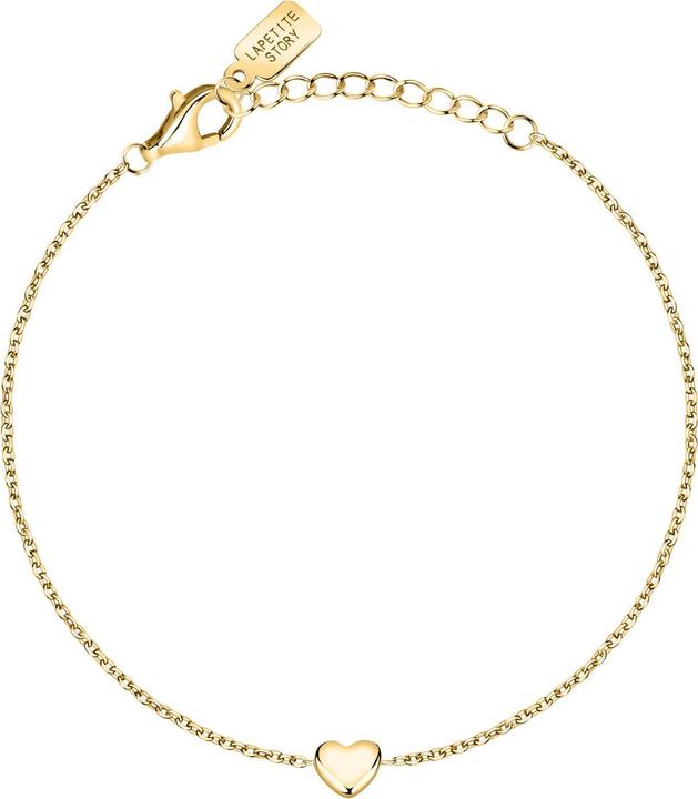 Immagine prodotto La Petite Story Bracciale a cuore placcato oro Argento LPS05AWV13 (16 cm, Smalto, Argento 925)