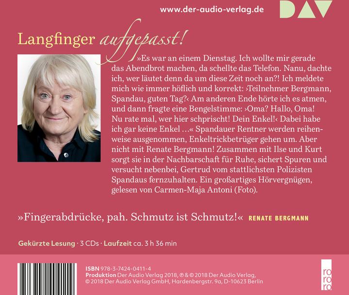 Produktbild Ich habe gar keine Enkel. Die Online-Omi räumt auf (Carmen-Maja Antoni, Renate Bergmann, Deutsch)