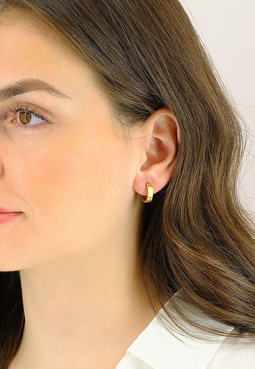 Actual product image Muau Creoles (750/18K yellow gold)