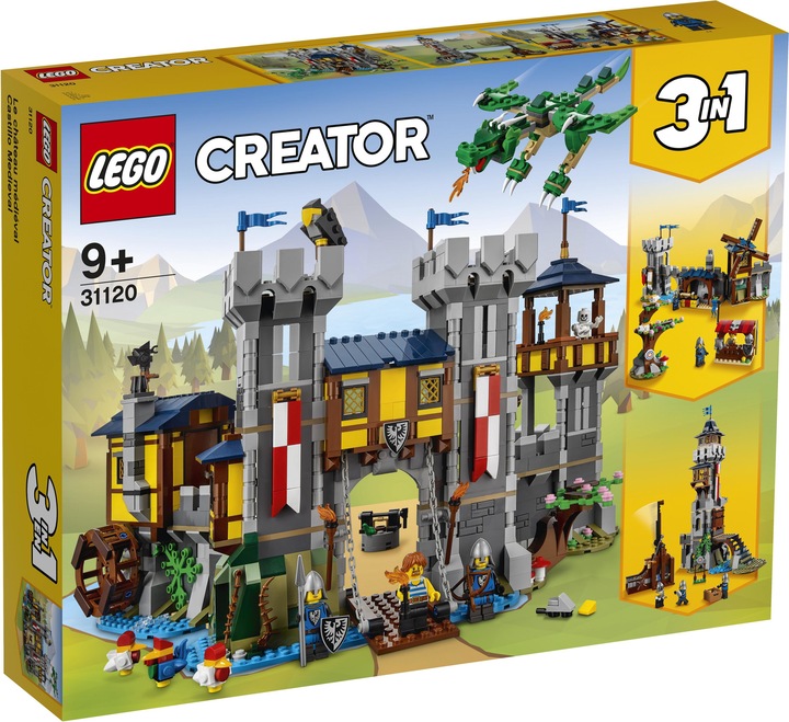 Actual product image LEGO Medieval castle (31120, LEGO Creator 3-in-1, LEGO Rare Sets)