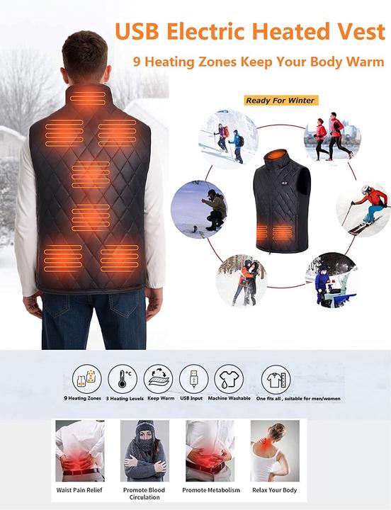 Actual product image Cubovie Heating waistcoat (M)