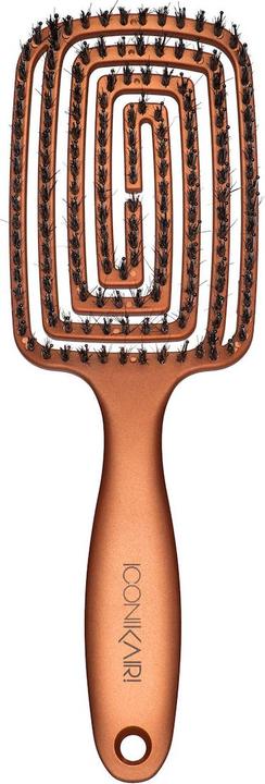 Produktbild Iconikair Haarbürste Blow-Dry Brush Bristle GLAM EDITION, Wildschweinborsten Bürste, Haarbürste ohne Ziepen