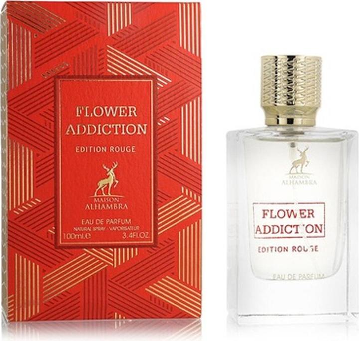 Actual product image Maison Alhambra Narcotic Flower Rouge by Eau De Parfum Spray 100 ml (Eau de parfum, 100 ml)