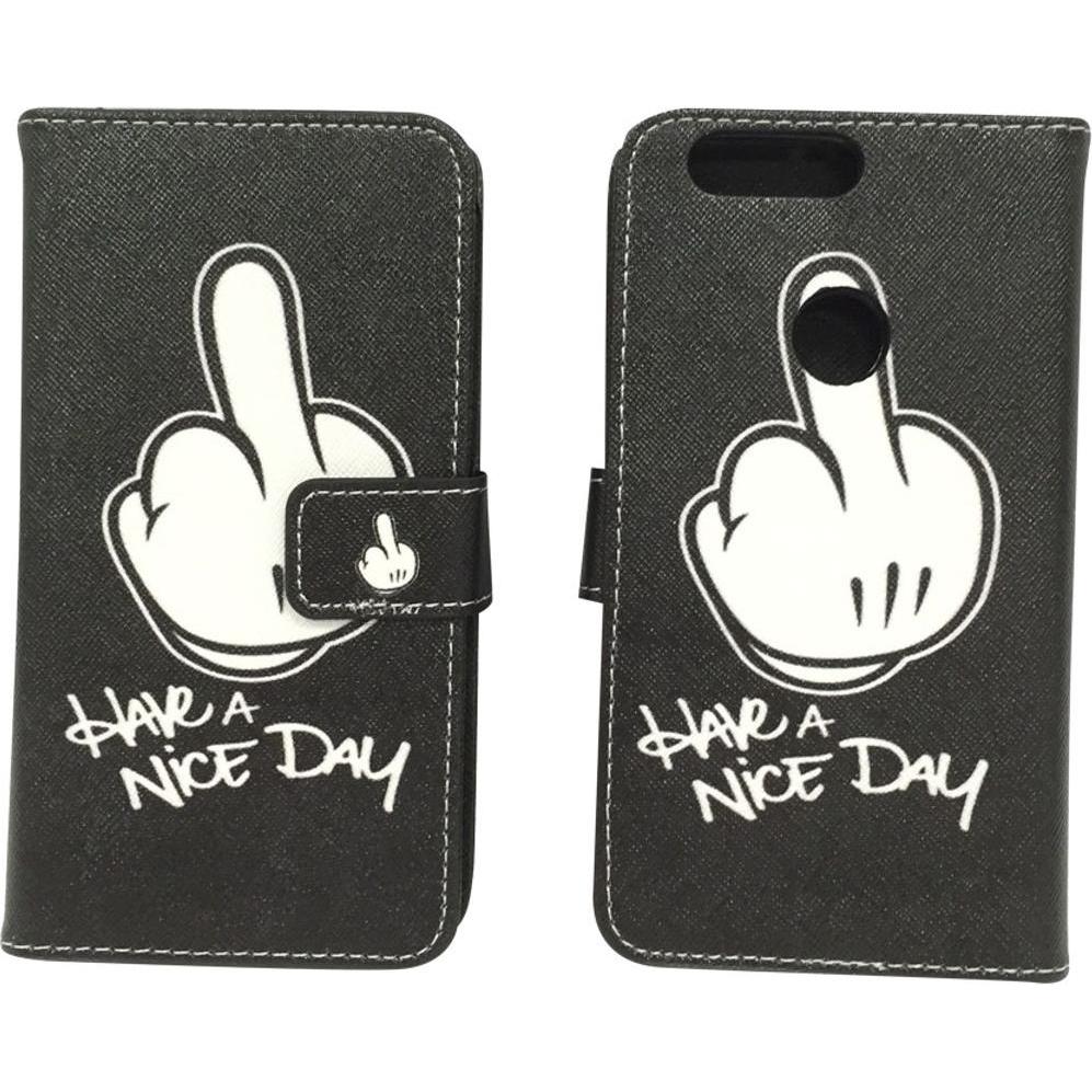 König Design Schutz Handy Hülle für Huawei Honor 8 Case Cover Tasche Wallet Etui Handyhülle (Honor 8), Smartphone Hülle,...