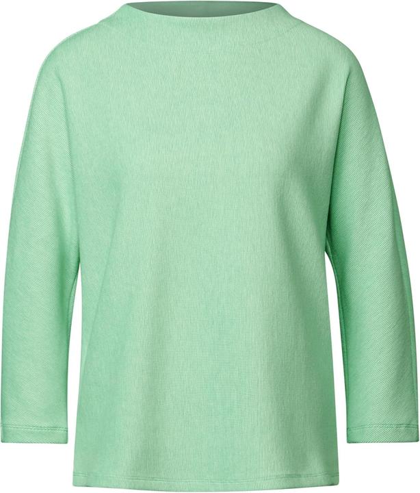 Actual product image Street One Two-Tone Structured Shirt with Three-Quarter Sleeves (46)