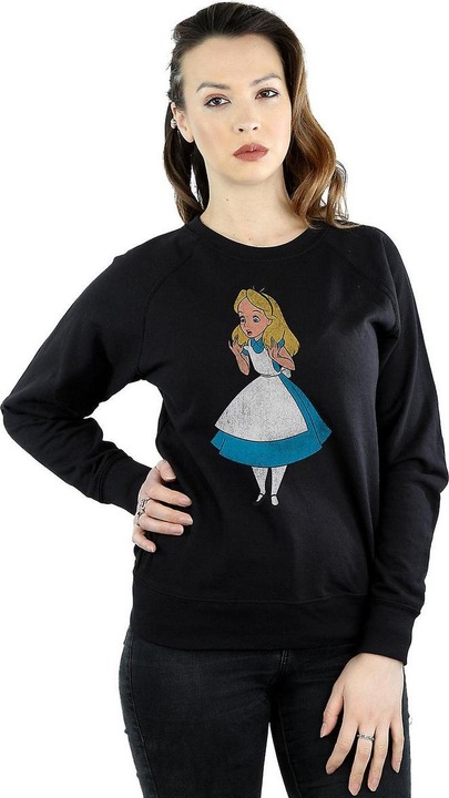 Actual product image Alice In Wonderland Womens/Ladies Classic Cotton Sweatshirt (L)