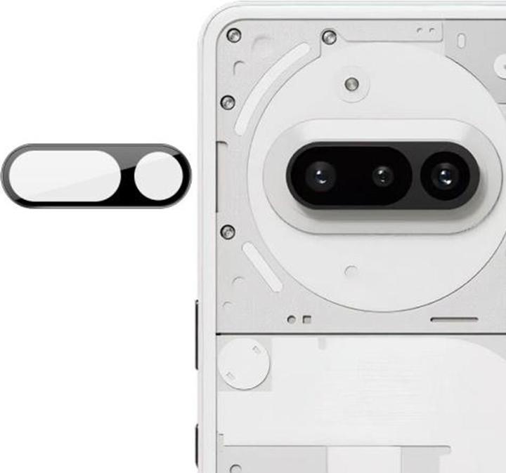 Actual product image Techsuit - Full Camera Glass - Nothing Phone (3a) - Black (Nothing Phone (3a))