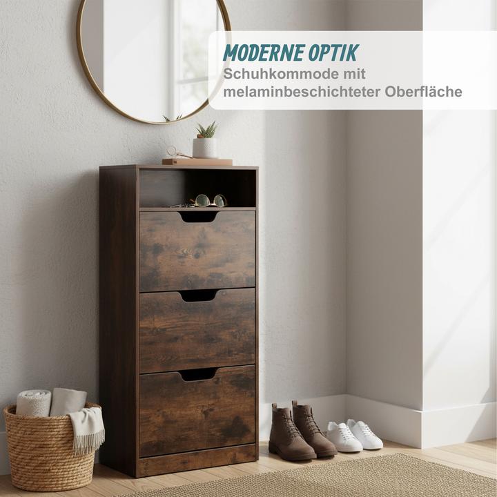 Produktbild Relaxdays Schuhschrank (60 x 24 x 140 cm)