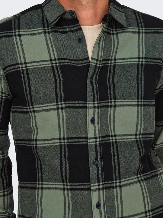 Only & Sons Onsgudmund Ls Checked Shirt Noos (XS)