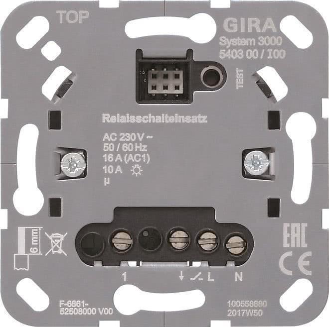 Gira System 3000 Relay 540300 Switch insert