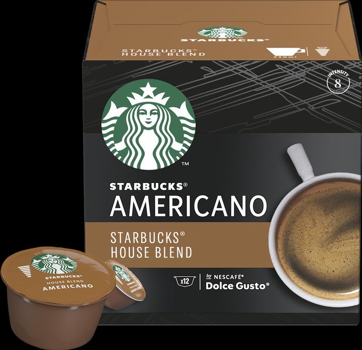 Actual product image Starbucks House Blend Grande by Nescafé Dolce Gusto Medium Roast (12 x Port.)