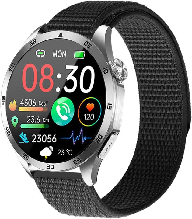 Produktbild Knauermann Gesundheitssmartwatch mit Telefonfunktion, EKG, HRV, SOS und Schlafapnoe-Überwachung