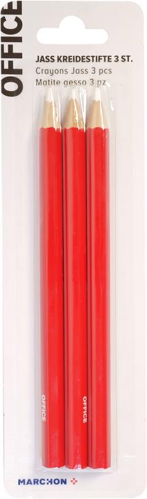 Office Pastelli Jass (Rosso, 3 x)