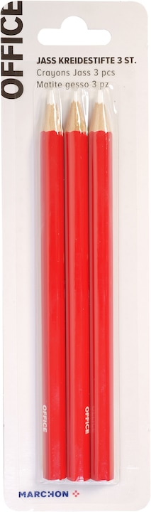 Immagine prodotto Office Pastelli Jass (Rosso, 3 x)
