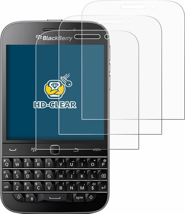 Produktbild BROTECT Schutzfolie für Blackberry Classic Q20 Displayschutz Displayschutzfolie Folie Klar Transparent (6 Stk., Blackberry Classic Q20)