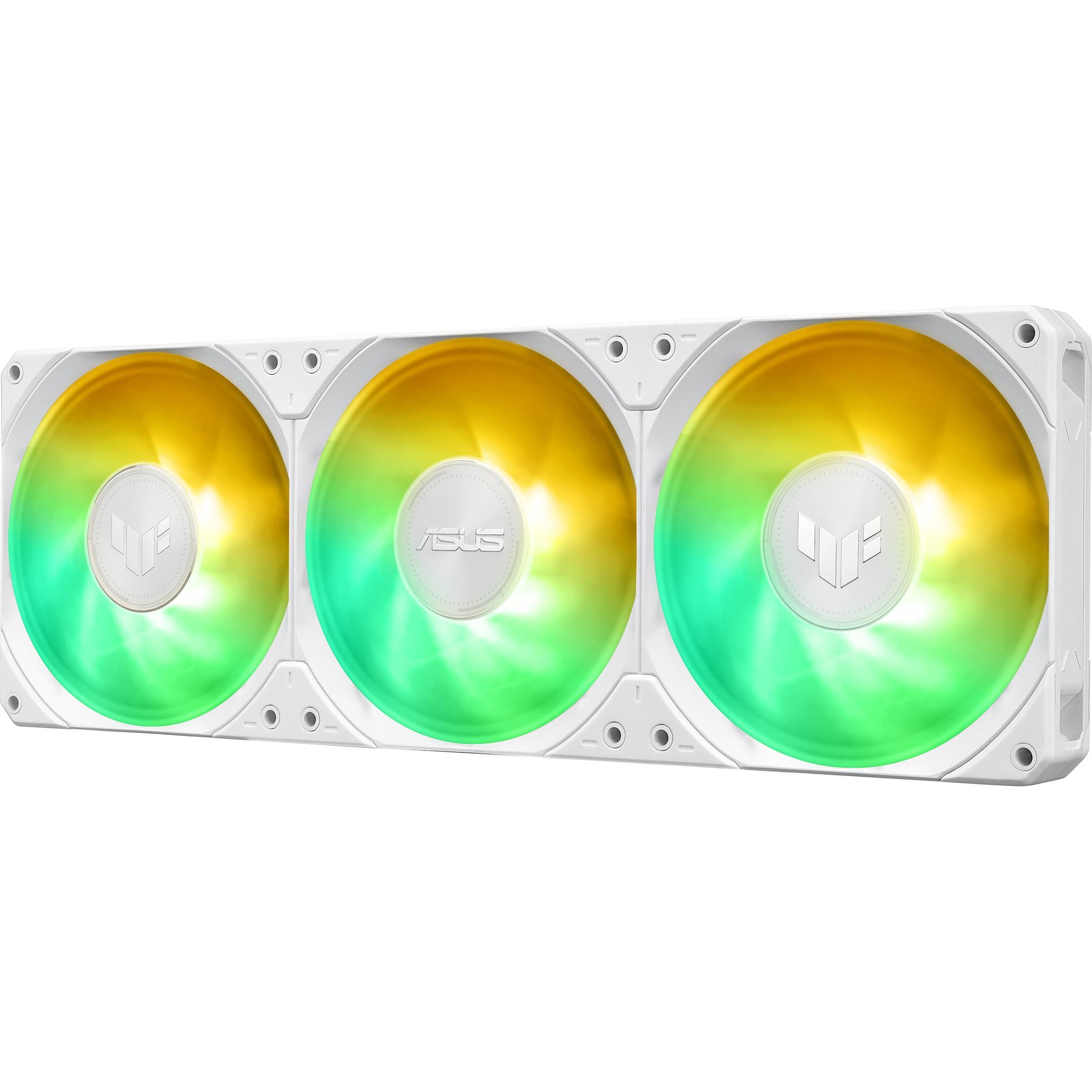 ASUS Wak Tuf Gaming Lc Iii 360 Argb LCD Wht, CPU Wasserkühler, Weiss