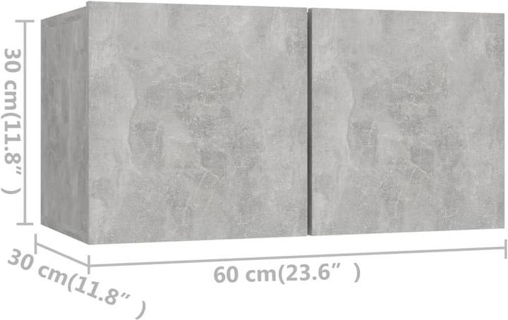 Image du produit vidaXL TV-Schrank-Set (60 x 30 x 30 cm)
