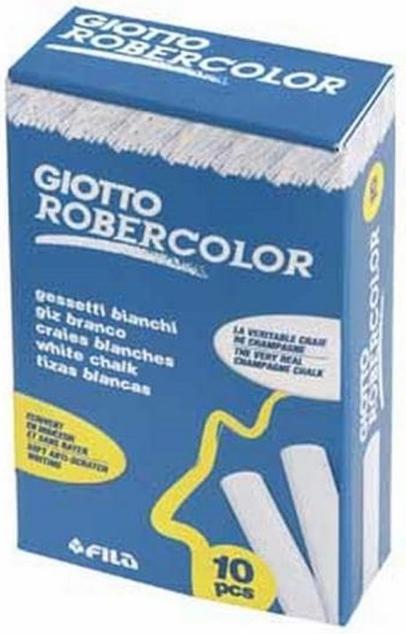 Giotto Robercolor - Wandtafel-Kreiden (Weiss, 10 x)