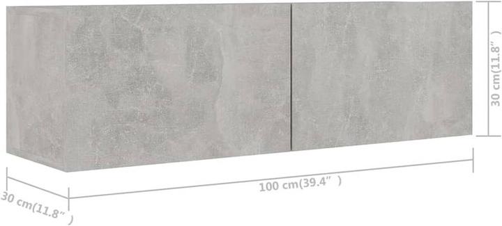 Produktbild vidaXL TV-Schrank-Set (30 x 30 x 30 cm)