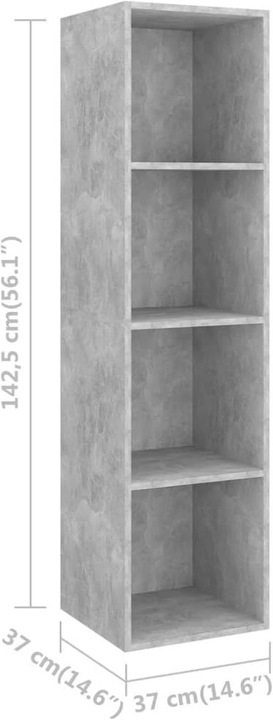 Immagine prodotto VidaXL Mobile TV (37 x 37 x 142,5 cm)