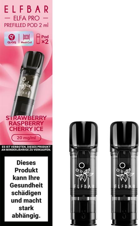 pack de 2 cartouches pods elfa pro 2ml 20mg elfbar Pack de 2 Cartouches Pods ELFA Pro 2ml 00mg ElfBar Myrtille Framboise  Acidulée : Amazon.fr: High-Tech