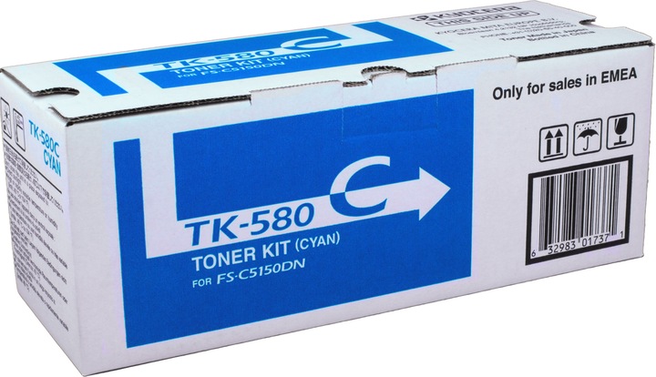 Actual product image Kyocera Tk-580c (C)