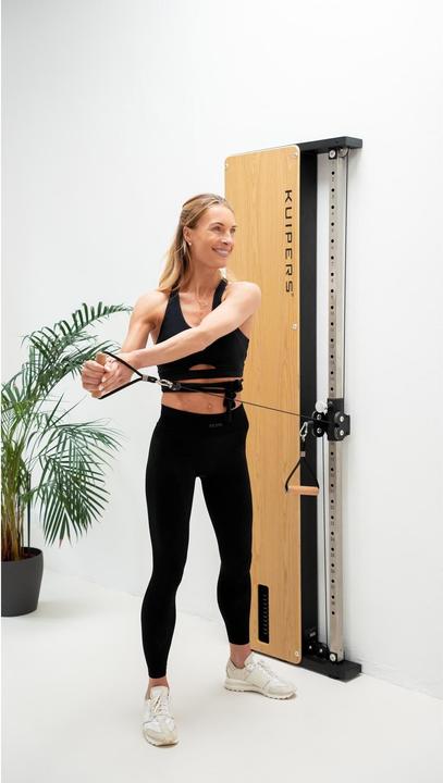 Produktbild Kuipers Fitness Kraftstation Slim Seilzugturm helle Esche, Gewicht: 30 kg