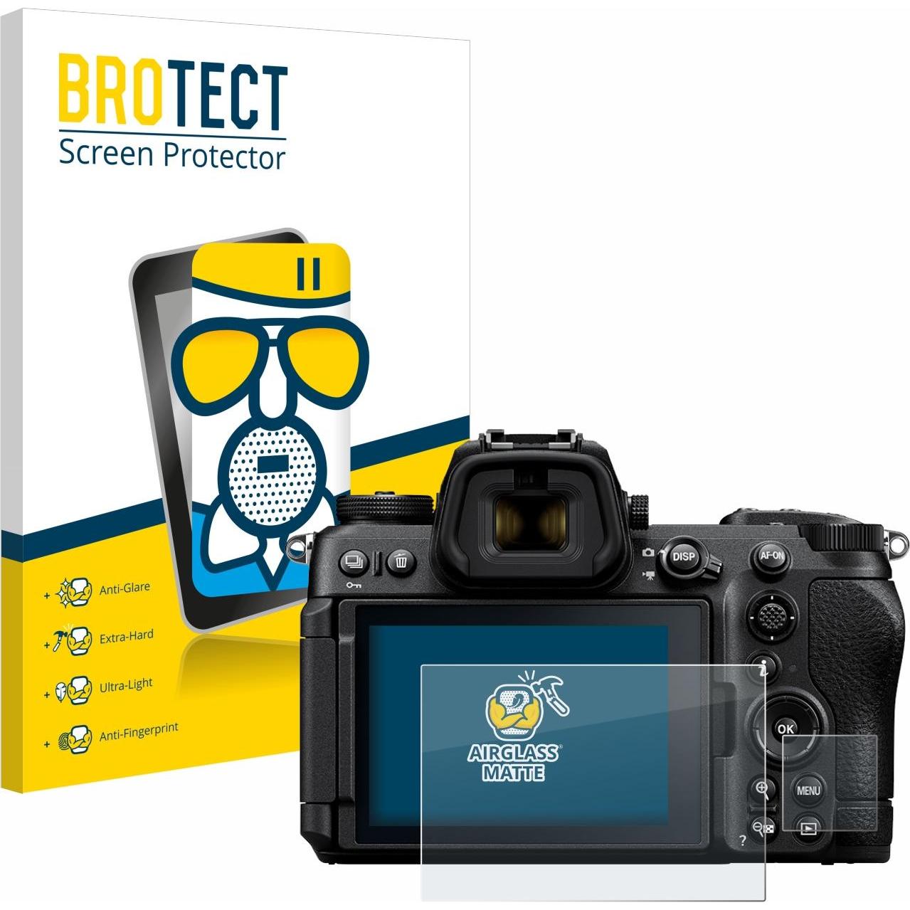 BROTECT AirGlass Panzerglasfolie Matt (Displayschutz), Kameraschutz