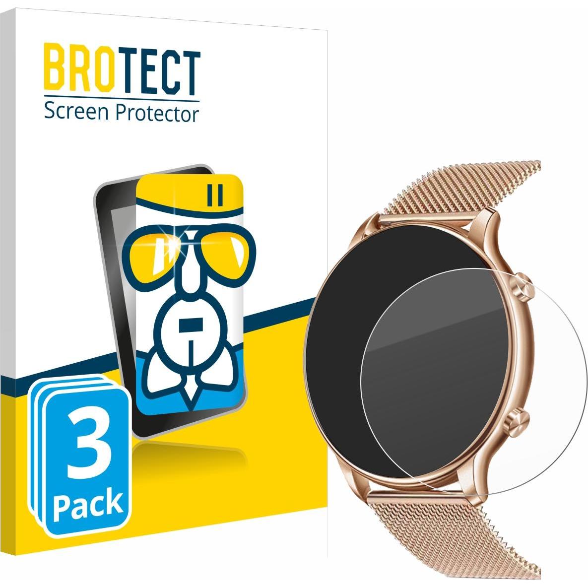 Thumbnail - BROTECT Schutzglas Schutzfolie Glas Folie Displayschutz klar, Smartwatch Schutzfolie, Transparent