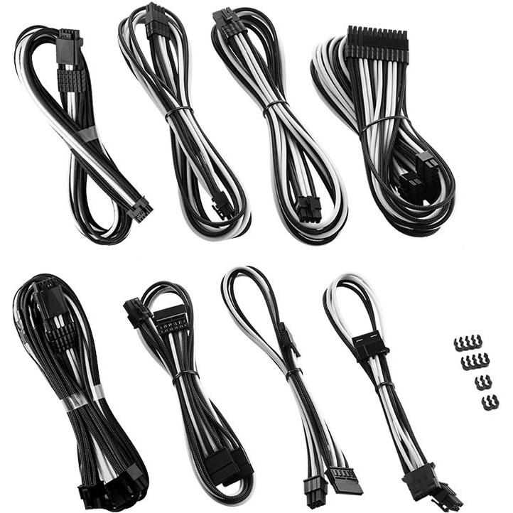 CableMod RT-Series Pro ModMesh 12VHPWR Dual Cable Kit für ASUS/Seasonic - schwarz/weiss, Interne Kabel (PC)