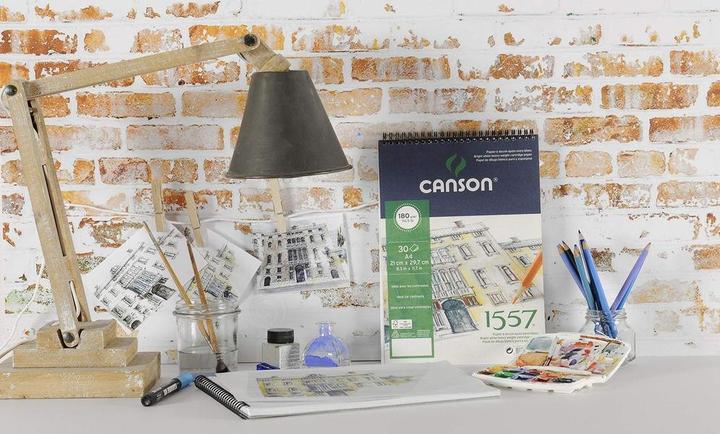 Actual product image Canson Sketch paper A3 4127-419 120g, white 50 sheets (A3, Plain)