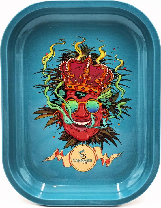 Cannabis King CK Olivier Bonhomme Rollingtray S Blue 140mm x 180mm