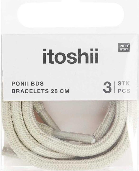Immagine prodotto Rico Design bracciali itoshii, 3 pezzi (25 cm, Poliestere (PES), Cloruro di polivinile (PVC))