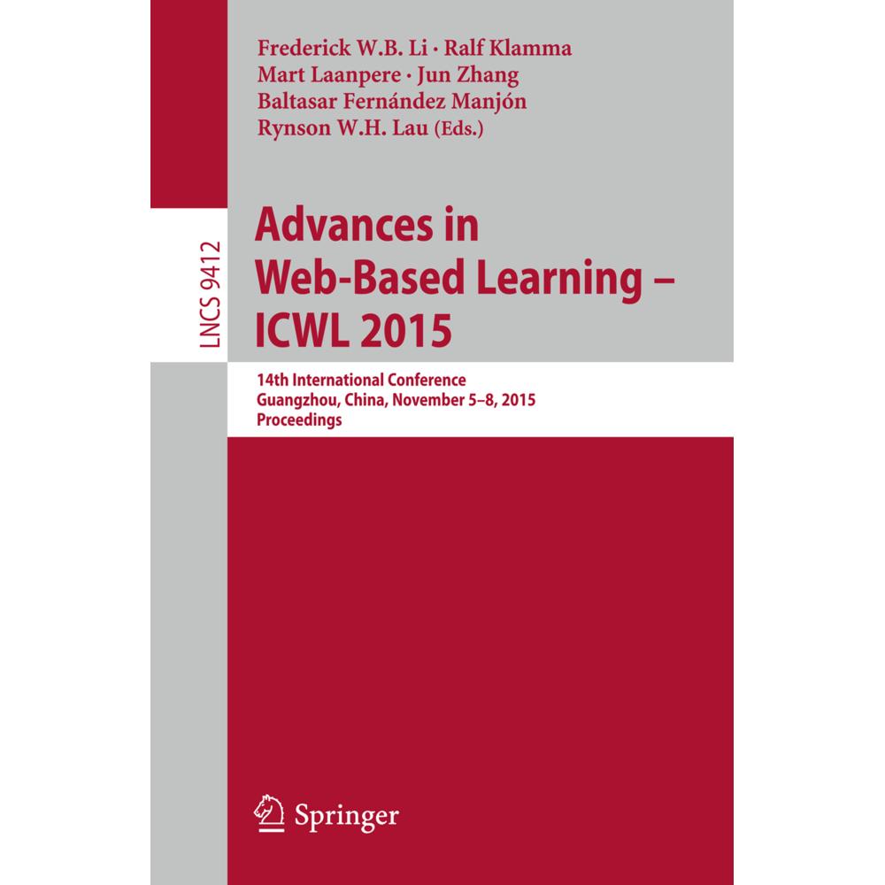Advances in Web-Based Learning -- ICWL 2015, Fachbücher