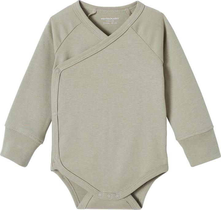 Actual product image Vertbaudet Bio-Kollektion: 5er-Pack mitwachsende Baby Langarmbodys (68)