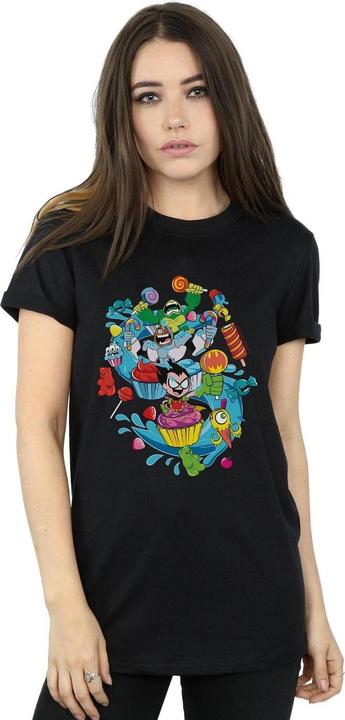 Immagine prodotto Teen Titans Go Candy Mania Maglietta Ampia Donna (L)
