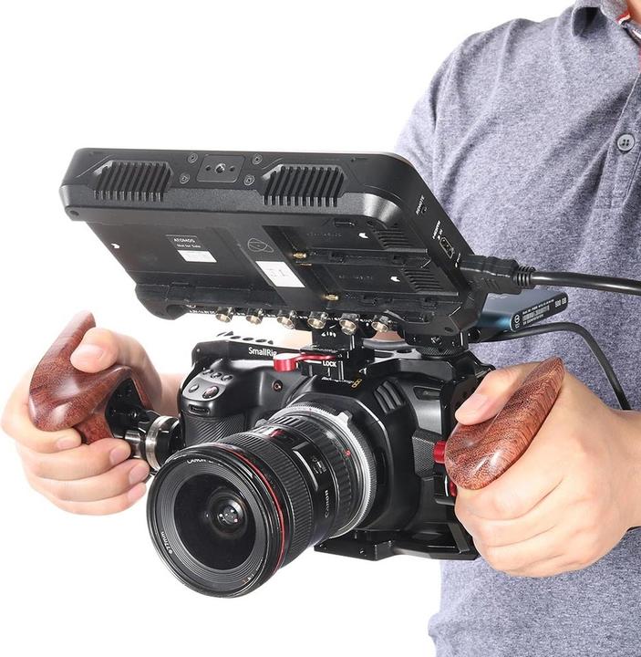 Produktbild SmallRig Left Side Wooden Grip with Arri Rosette (Griff)