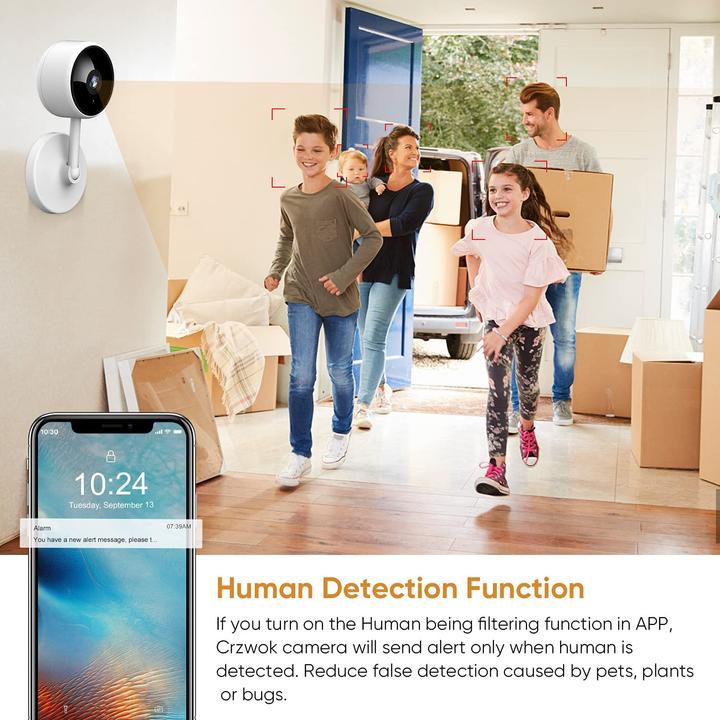 Produktbild Crzwok 1080P Überwachungskamera (2-Pack)