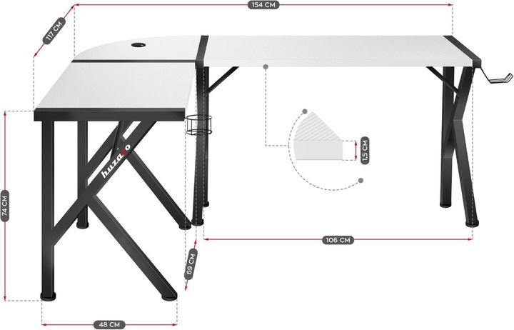 Actual product image Huzaro Hero 6.3