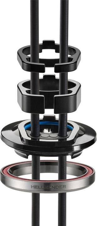 Image du produit Cane Creek DBKitsuma Air amortisseur à air, 225/72.5mm, Trunnion, 15.02mm Open End Eye (225 mm, 72.50 mm)