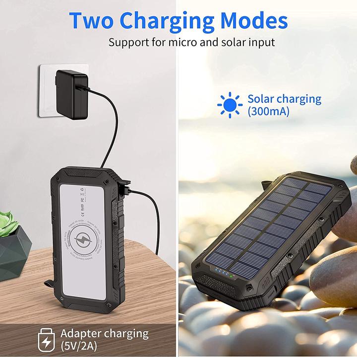 Actual product image Ikhdcyh Solar Powerbank (26800mAh)