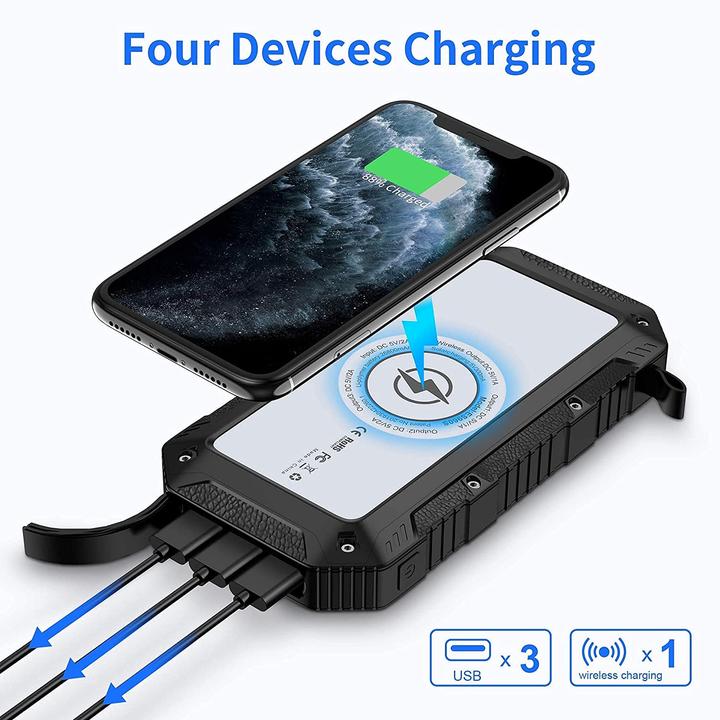 Actual product image Ikhdcyh Solar Powerbank (26800mAh)