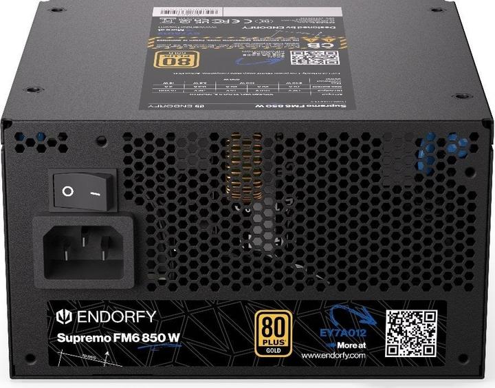 Image du produit Endorfy PSU Supremo FM6 80+ Gold 850 W (850 W)