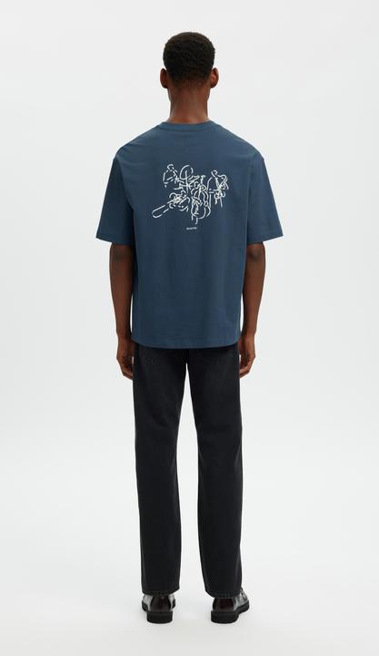 Produktbild Selected Print T-Shirt mit Rundhalsausschnitt (L)