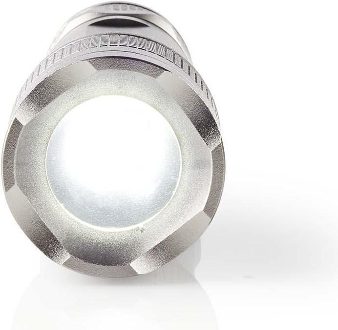 Image du produit Nedis Lampe de poche LED, Premium, 330lm - argenté (3.40 cm, 330 lm)