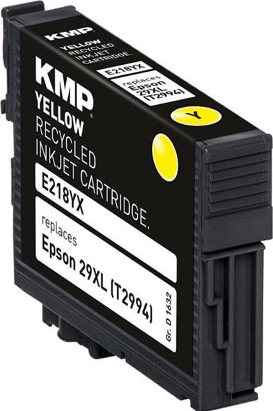 Actual product image KMP E218YX Ink Cartridge yellow compatible with Epson T 2994 XL (Y)