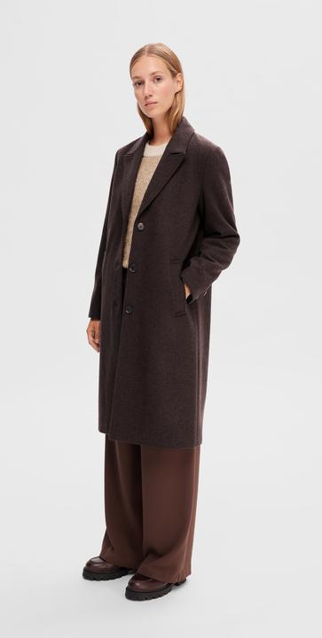 Actual product image Selected Single breasted wool coat