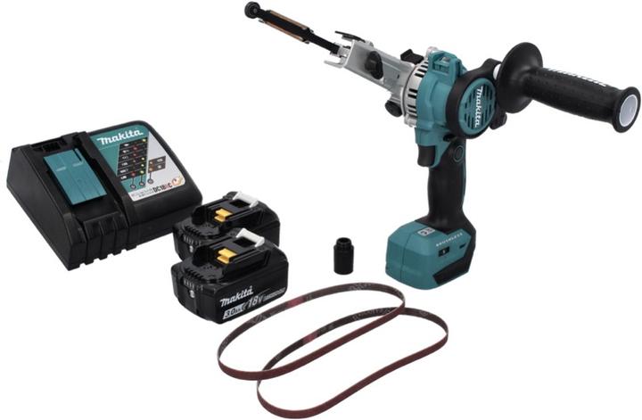 Produktbild Makita DBS 180 RF Akku Bandfeile 18 V 9 x 533 mm Brushless + 2x Akku 3,0 Ah + Ladegerät (Bandschleifer)