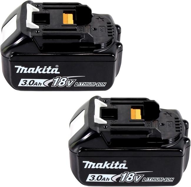 Actual product image Makita Power Source Kit 18 V with 2x BL 1830 B 3.0 Ah battery ( 197599-5 ) + DC 18 SH dual charger ( (18 V)